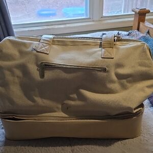 BEIS Cream Travel Bag